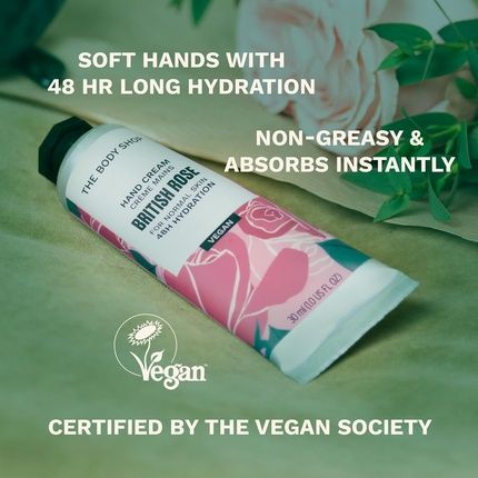 Body Shop British Rose Hand Cream 30Ml - Image 3