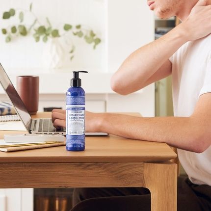 Dr Bronner'S Organic Peppermint Hand And Body Lotion With Organic Oils 236Ml - Image 3