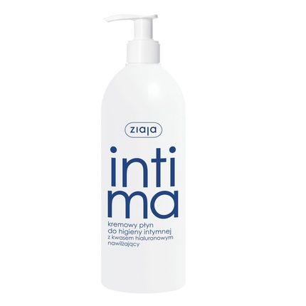 Ziaja Intima Creamy Liquid For Intimate Hygiene With Hyaluronic Acid Moisturizing 500Ml