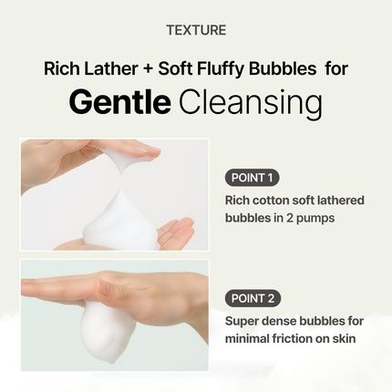 Menokin Cotton Cloud Bubble Cleanser Daily Comfort With Betaine - Image 3
