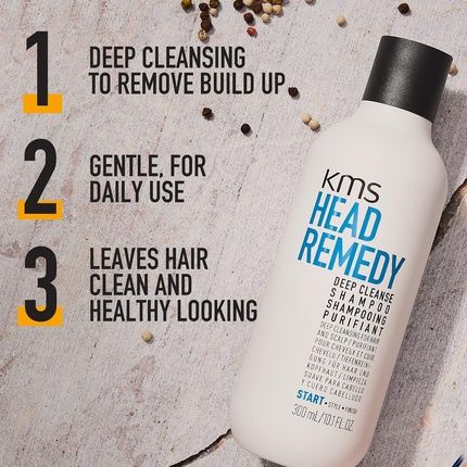 Kms Head Remedy Deep Cleanse Shampoo 300Ml - Image 3