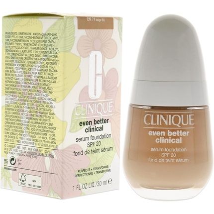 Clinique Even Better Cream Foundation Spf20 Cn74 Beige 30Ml - Image 3