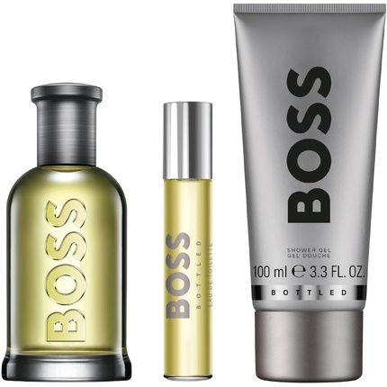 Boss Men'S 3 Piece Boss Bottled Festive Giftset - Eau De Toilette 100Ml - Image 3