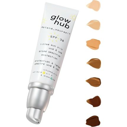 Glow Hub Defend Yourself Facial Sunscreen Spf 30 Tinted 50Ml