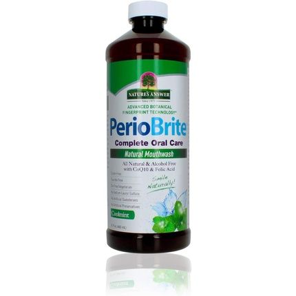 Nature'S Answer Periowash Mouthwash Alcohol-Free Cool Mint 16 Fl Oz