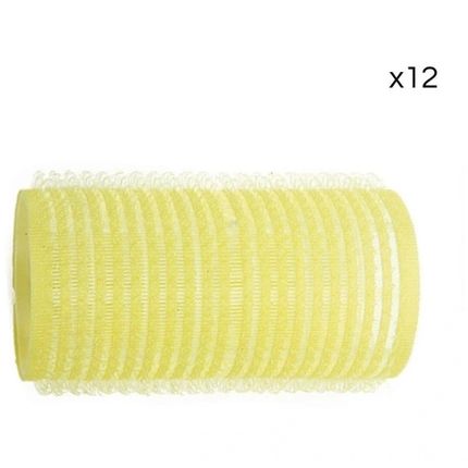 Shophair Velcro Rollers Yellow 32Mm X12