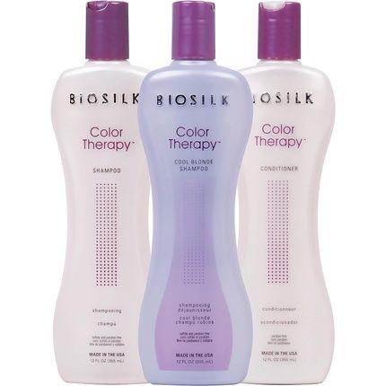 Biosilk Color Therapy Cool Blonde Shampoo For Unisex 12Oz 355Ml