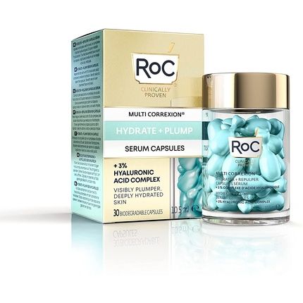 Roc Multi Correxion Hydrate + Plump Serum 30 Capsules - Image 3