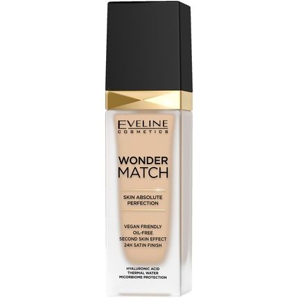 Eveline Wonder Match Luxury Foundation Adapting 10 Light Vanilla 30Ml