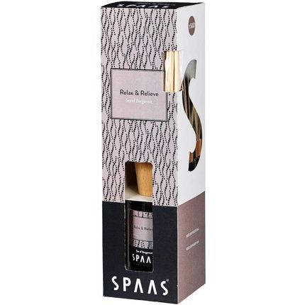 Spaas Relax & Relieve Scented Sticks 80Ml - Warm Grey Glass L 7Cm X W 6.2Cm X H 29Cm