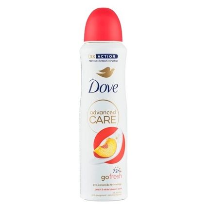 Dove Advanced Care Peach & White Blossom Deodorant Spray 150 Ml