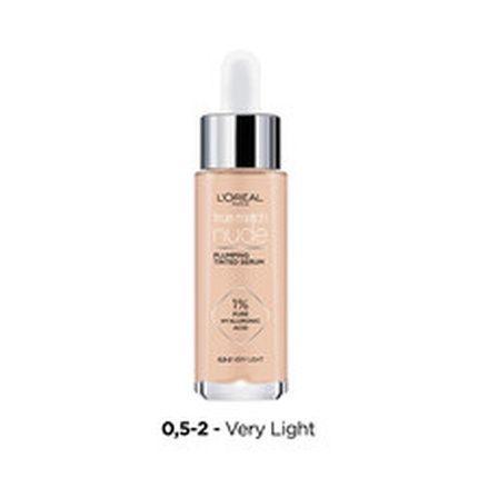 L'Oreal Paris True Match Nude Plumping Tinted Serum Foundation, 30Ml