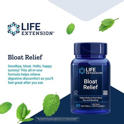 Life Extension Bloat Relief 60 Count - Image 3