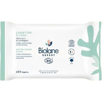 Biolane Expert Water Wipes 54 Wipes