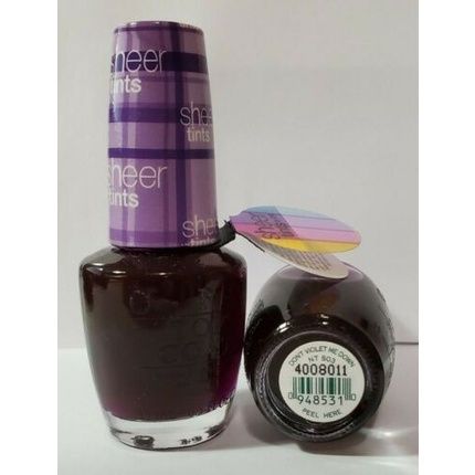 Opi Nail Polish Don'T Violet Me Down Sheer Tints Top Coat 0.5Oz