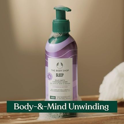 The Body Shop Sleep Relaxing And Body Wash With Lavender And Vetiver Essential Oils