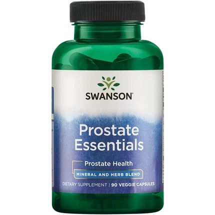 Swanson Prostate Essentials Mineral And Herbal Supplement 90 Veggie Capsules