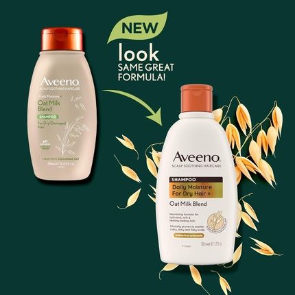 Aveeno Hydrating Oat Milk Scalp Soothing Conditioner For Dry Hair 300Ml - Image 3
