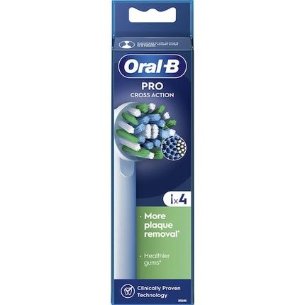 Oral B Cross Action Spare Parts 1X4 - Essential Oral Care Replacement Heads