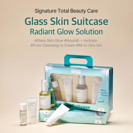 Mixsoon Glass Skin Suitcase Set 5-Step Skincare Kit Hydrating And Radiance