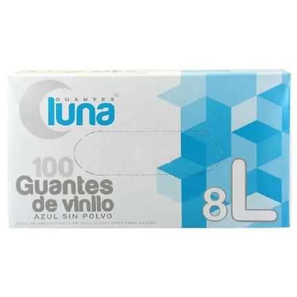 Guantes Luna Luna Vinyl Gloves Size L 100 Units