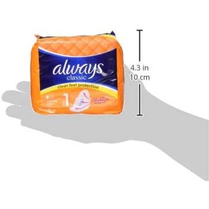 Always Classic Sanitary Towels Normal Wings 10 Count - Image 3