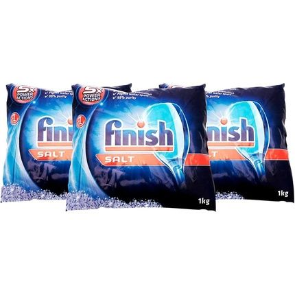 Finish 1Kg Dishwasher Salt For Dishwashers And Water Softeners Unscented 1 Kg