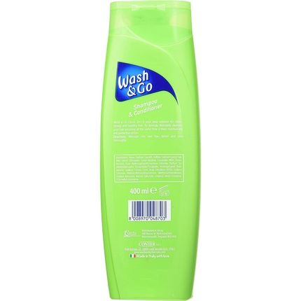 Wash & Go Classic 2 In 1 Shampoo & Conditioner 400Ml