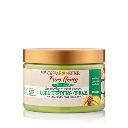 Creme Of Nature Avocado Hair Cream Curl Cream For Curly Hair Honey And Avocado Collection 11.5 Oz