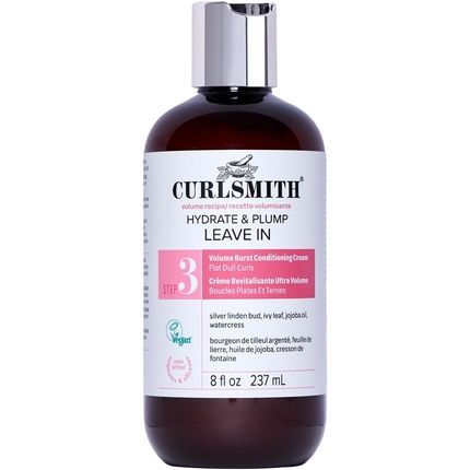 Curlsmith Hydrate & Plump Leave-In Hair Conditioner Volumizing And Nourishing