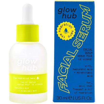 Glow Hub The Hydration Hero Facial Serum With Hyaluronic Acid And Polyglutamic