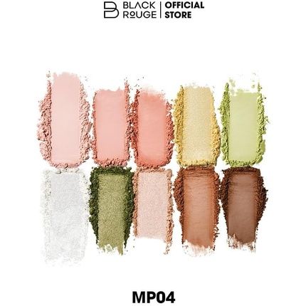 Black Rouge Colordation Mood Palette Mp04 Spring Sunshine