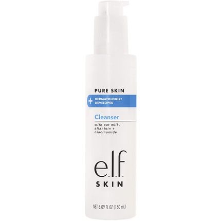 E.L.F. Pure Skin Cleanser Non-Foaming Creamy And Gentle Daily Face Wash 6Oz