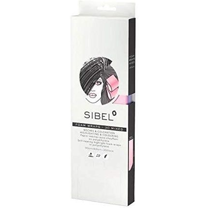 Sibel High-Light Mixed Hair Colouring Foam 20 Wraps 30Cm X 9.5Cm 0.18Kg