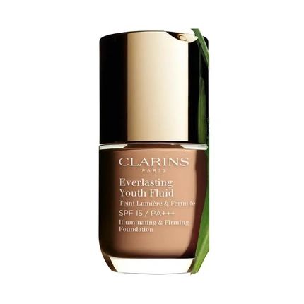 Clarins Everlasting Youth Fluid Illuminating Firming Foundation 30 Ml Shade 110 Honey