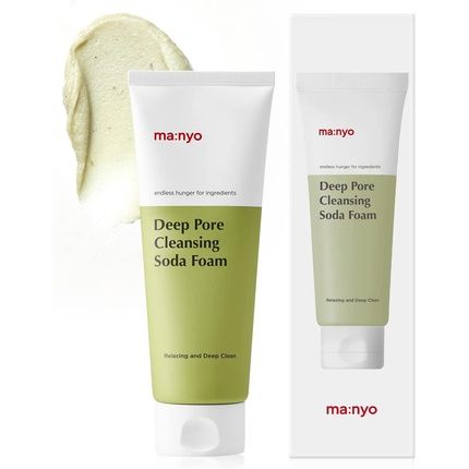 Ma:Nyo Deep Pore Cleansing Soda Foam Daily Face Wash With Vitamin C And Chamomile 5.0 Fl Oz (150Ml)