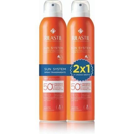 Sun System 50+ Transparent Spray Lot - Pack Of 2