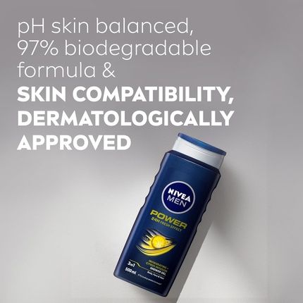 Nivea Men Power Refresh Shower Gel 500Ml - Image 3