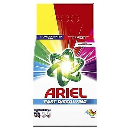 Ariel Quick Dissolving Color Detergent 45 Washes 2475G