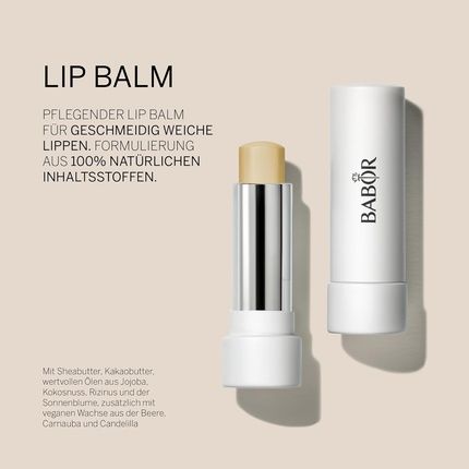 Babor Essential Care Lip Balm Lip Balm For Dry Lips With Vegan Waxes Shea Butter And Hyaluronic Acid