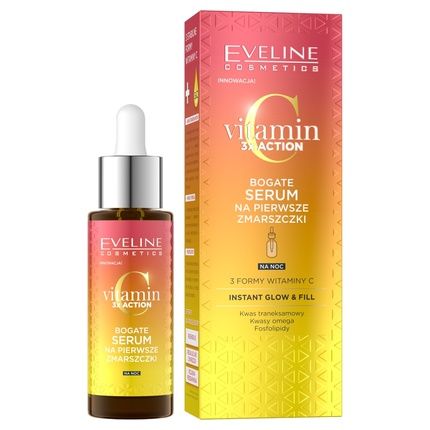 Eveline Vitamin C 3X Action Rich Serum For First Wrinkles 30Ml