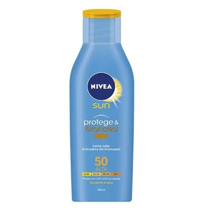 Nivea Sun Protect And Tan Milk Spf 50 200Ml