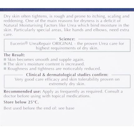 Eucerin Urearepair 5% Urea Original Cream 75Ml Intensive Body Cream For Dry Skin - Image 3