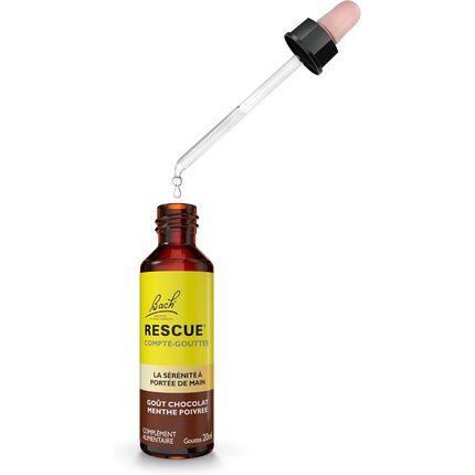 Rescue Chocolate Mint Dropper Alcohol-Free Blend Of 5 Flowers