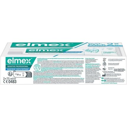 Elmex Sensitive Professional Whiteness 75Ml - Pack Of 2