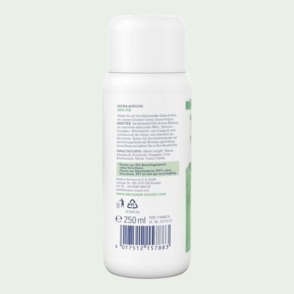 Dresdner Essenz Sauna Infusion Herbs Fresh Aromatic Sauna With Bitter Fennel