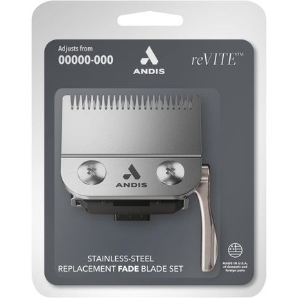Andis 86015 Revite Fade Clipper Replacement Stainless Steel Blade