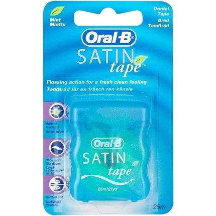 Oralb Satin Tape Mint Dental Floss 25 Meters