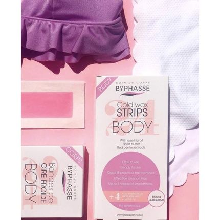 Byphasse Cold Wax For Bikini & Underarms Sensitive Skin - Image 3