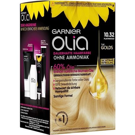 Garnier Olia Gold 10.32 Platinum Gold Permanent Hair Colour 271G